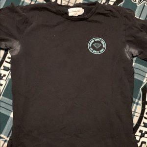 Men shirt size medium black shirt sleeve